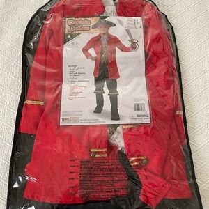Captain Cutlass Pirate Costume Size 12-14 EUC